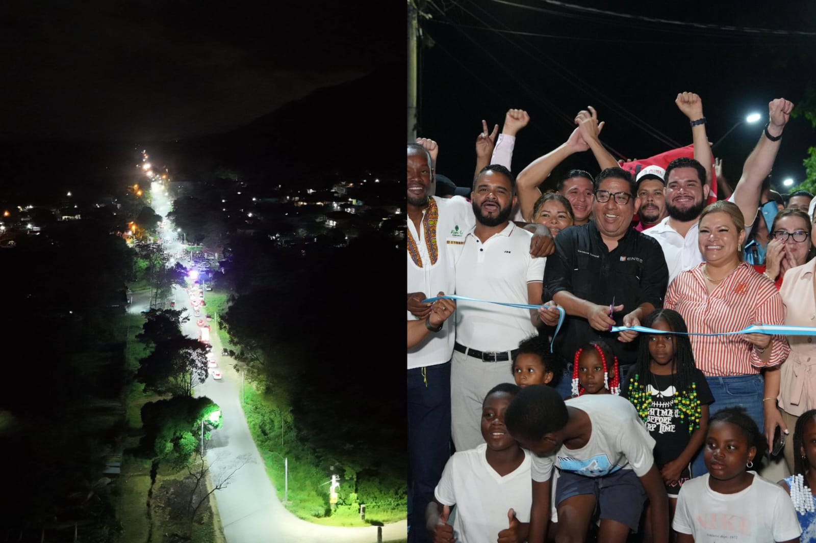 Sambo Creek ya cuenta con iluminación vial gracias a inversión estatal de L1.1...